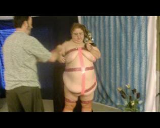 A1 BBW Fetish and Kink studio Provided By Victorias Productions - All Taped Up For A Photo Shoot Lady Gaga Inspired