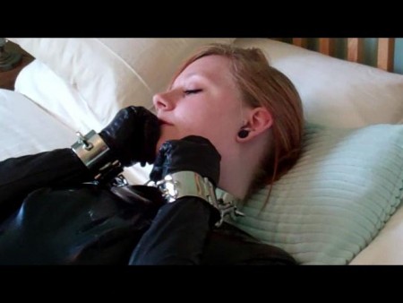 D K Bondage - Karina In Chastity Belt And Steel Bondage 1 D K Bondage - Karina In Chastity Belt And Steel Bondage 1