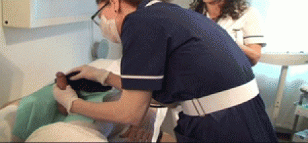 STRICT NURSE UNIFORM - Military Recruit Examination By Two Sadistic Nurses  Part 9