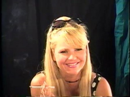 Smoking Interviews Crystal Wmv - Sexy california blonde crystal shannen shows up for her smoking interview. Wmv version.
