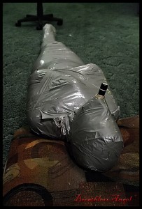 Duct Tape Mummy - Angels first time being mummified was not her happiest of moments, and we both agree there are some things that could have gone better. Either way, doesnt she look damn hot like that???

you will save yourself 6.00 over purchasing all 3 clips separately