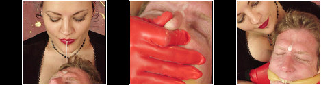 Painful Face - Mistress betka shows you can just concentrate on one area to cause maximum pain. She decides to use his face to cause him as much pain as possible.