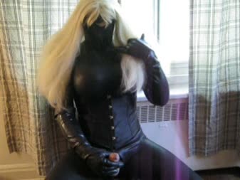 Zentai Doll Masturbation - Vanessa fetish vamps it up big, as in big chest, as a zentai doll, and masturbates