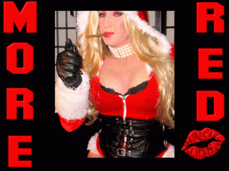 Mistress Cleo - Miss Santa Sexy Smoking More Red