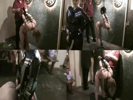 Private Bdsm Party 4 - The slave is being fucked in his ass by his mistress with a huge strap-on. Meanwhile in the same room two dominant men are bounding and whipping their female slaves