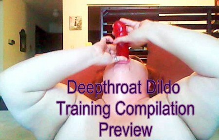 Purrfect Dildo Deepthroat Compilation Preview - Many people ask me how I "trained" to learn deepthroat so well. It really was a physical regimen, especially involving my favorite training dildo, a 12"jelly monstrosity called big red!

enjoy a montage of 4 different clips of my training regimen from my early days. Big red is one lucky dildo! I use him to ream my throat out, to see how far down I can go, how much slime I can drool up, and how well I can fuck my own throat with this massive fake cock. If only I had the real thing! Master even lends a hand, timing how long I can control my gag reflex.

this video is a shorter "preview" of "dildo deepthroat compilation" also available in this studio.