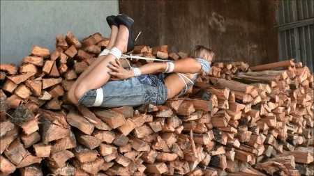 BrendasBound Bondage And Orgasm Store - All She Had To Do Was Stack The Firewood