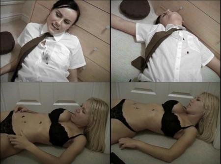 LUCIE AND PETRA SHOT - Petra has been catched while stealing plans. She's interrogated by lucie but than something happens...

starring: petra and lucie
theme: handgun, shooting

run time: 05:00 minutes
file size: 138 mb 	format: .Mpeg
category: shooting