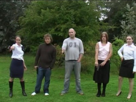 LAST DRAG - LAST DRAG

Jessica stands in front of a firing squad and is allowed to smoke her last cigarette. Sometimes things turn out to be different...

starring: lynn, sammie, jessica, sharon
theme: handgun

run time: 04:18 minutes
file size: 169 mb 	format: .Mpeg
category: shooting