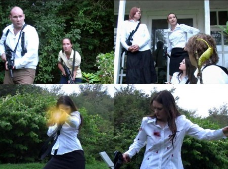 DEAD OR ALIVE - A group of agents are protecting their leader. Nothing happens and theyŕe bored. A simple phone call however changes everything!

starring: lynn, sharon, sammie and jessica
theme: machinegun
excellent fx

run time: 05:28 minutes
file size: 214 mb 	format: .Mpeg
category: shooting