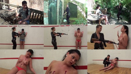 More of Gabrielle - Sophie is hunting Gabrielle, then she executes her!
---------------------------------------------
TOPLESS MODEL, CATSUIT, SHOOTING WITH AK47, LOTS OF BLOOD