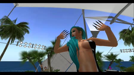 Donadiabla39s Blue Hair Fetish - Second life's prize latina/middle eastern findom allows for you to play with her blue hair. Dona diabla's blue hair will place you perverts in pleasurable trance as you watch it fall between your legs.Do you want to cream all of my blue hair? Do you....Dirty pervert?