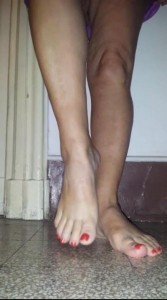 Mistress Mature Lady Angy - Lady Angy Walk Barefoot