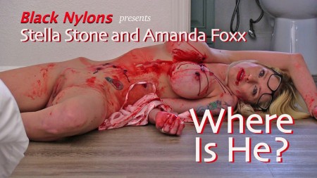 2205  Where Is He - Stella Stone and Amanda Foxx are two girlfriends placed in a safe house while their men are getting ready to testify in a trial. But they've been found out, and a shooter arrives to extract the whereabouts of the guys. The women don't know, and they try to shoot their way out of the situation. It doesn't work. Each of them takes three five or six shot bursts from the killer's AK-47. They go down in great pain and expire in bloody messes. The killer get great  boob, belly and pussy shotss. This clip is more expensive because of the time-consuming shoot and editing involved. It's not long, but it is certainly action packed from the beginning.