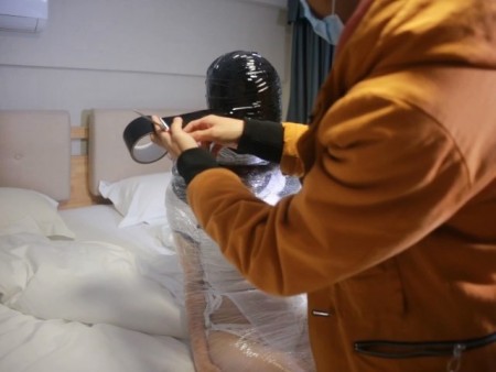 Breathplay Xiaomeng - Xiaomeng First Time Mummified Breathplay