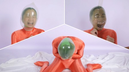 Breathplay Xiaomeng - Xiaomeng Face Compression and Condom Rebreathing