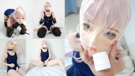 Breathplay Xiaomeng - Xiaomeng in Kigurumi and Ventilation Bag